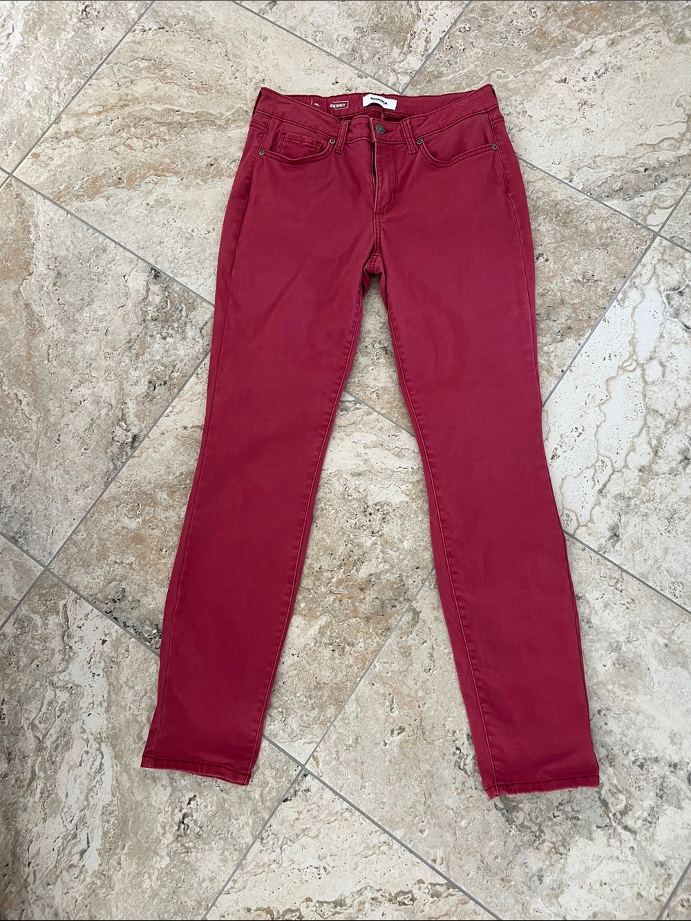 Sonoma Wine Skinny Jeans- mid rise long length- 31” inseam